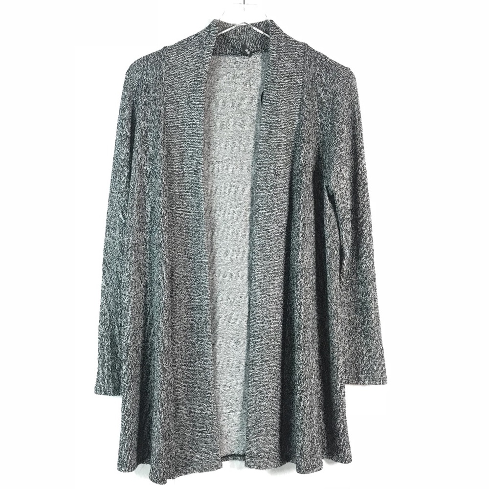 {RHAPSODY} Grey Open Front Cardigan